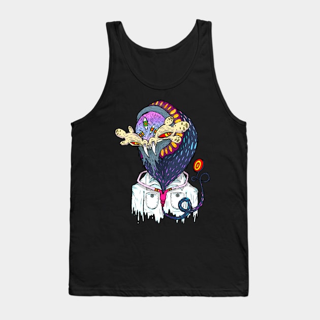 Dr. Demon Bust Tank Top by mothammer